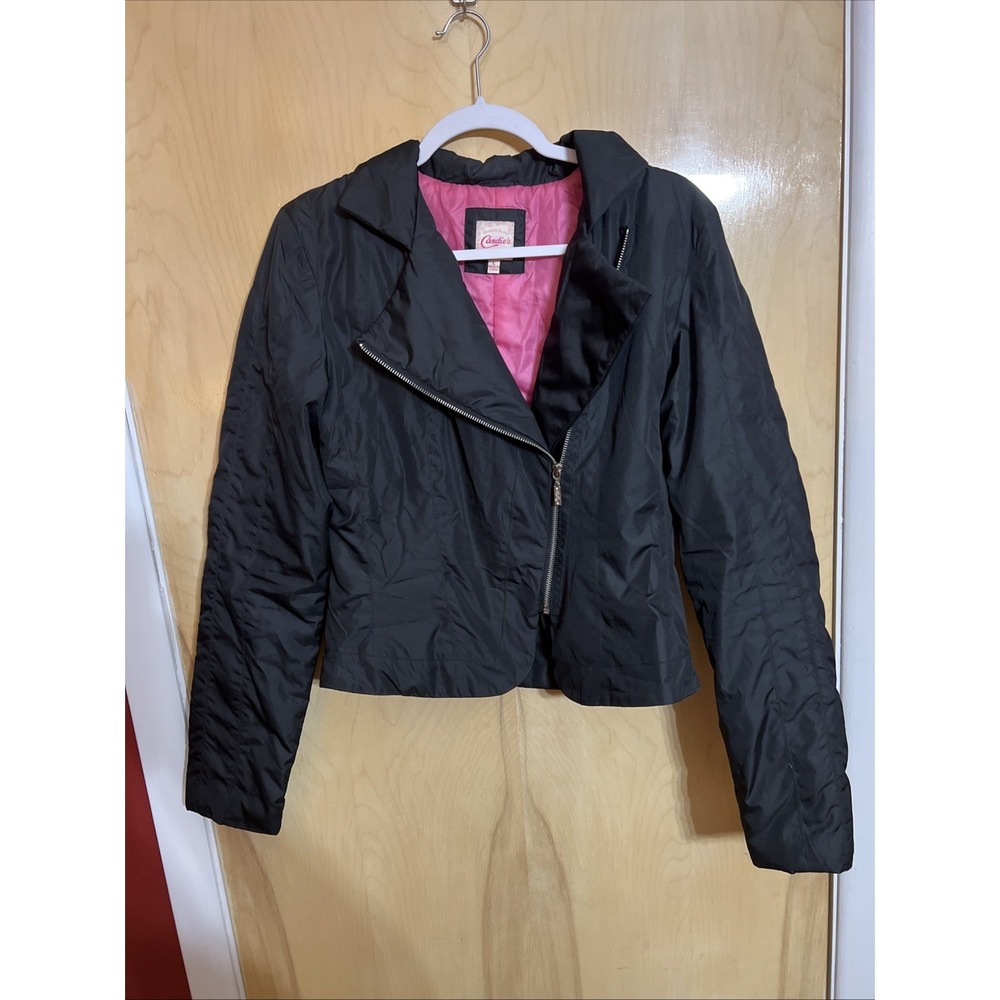 Candies Women's Size Large Black Jacket